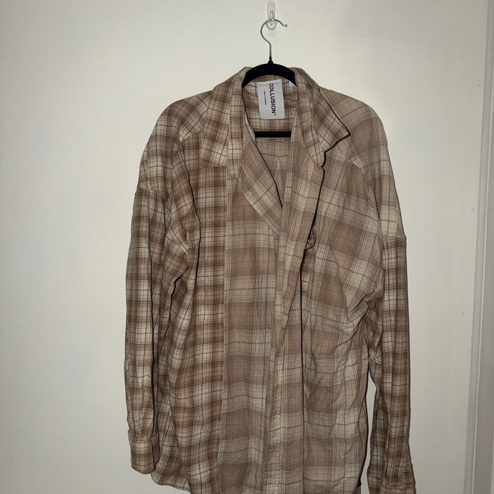Oversized Flannel Shirt